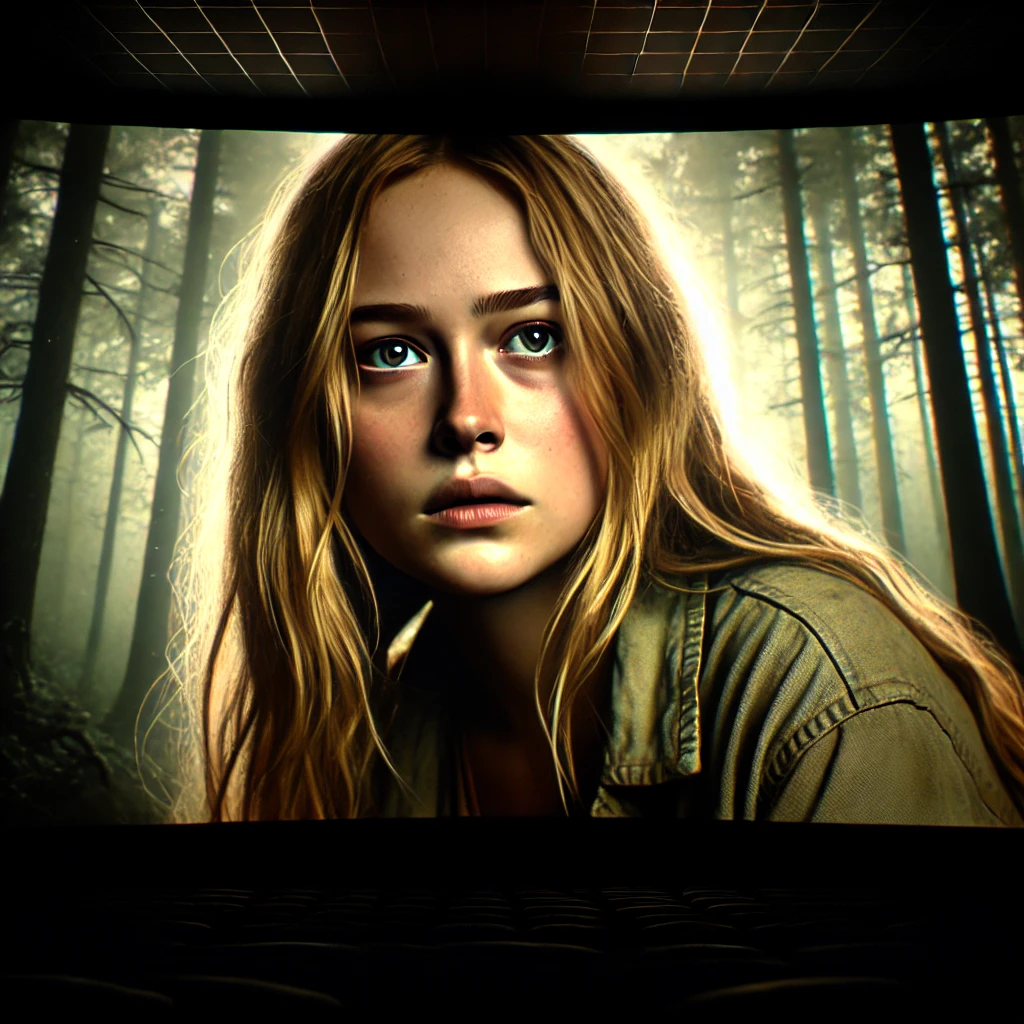 映画『ザ・ウォッチャーズ』でミナを演じるダコタ・ファニングの表情豊かな演技