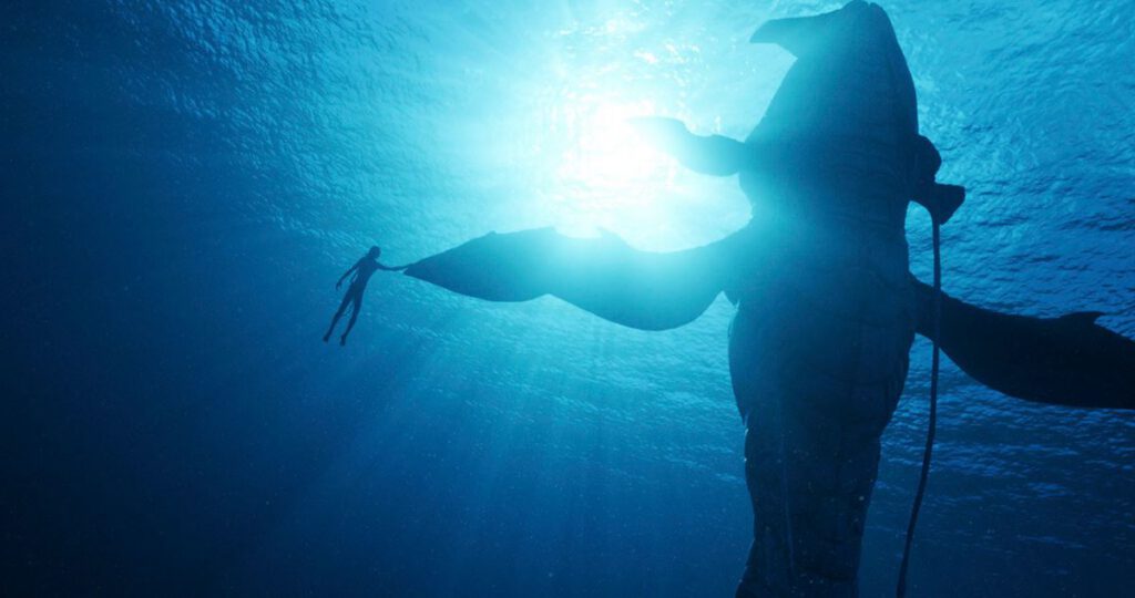 ナヴィ族の海の生き物が傷つく描写